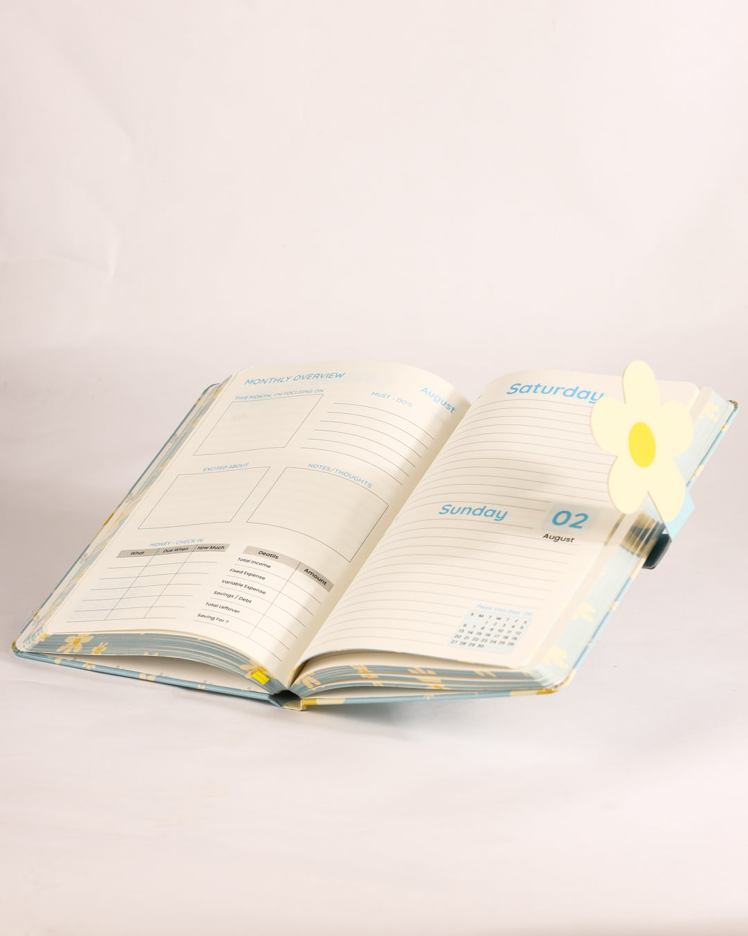 Botanic Blue Diary-2026