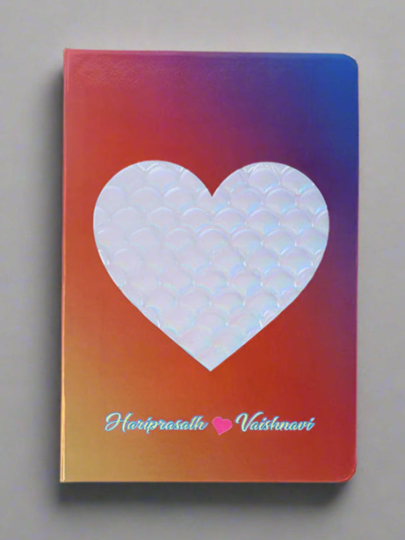 Inked with love - Orange and Blue