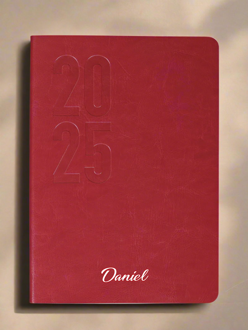 Flexi Red Diary-2025