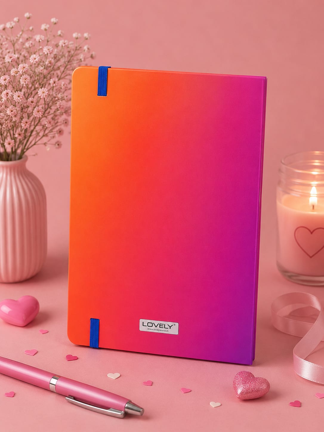 Inked with love - Pink and Blue