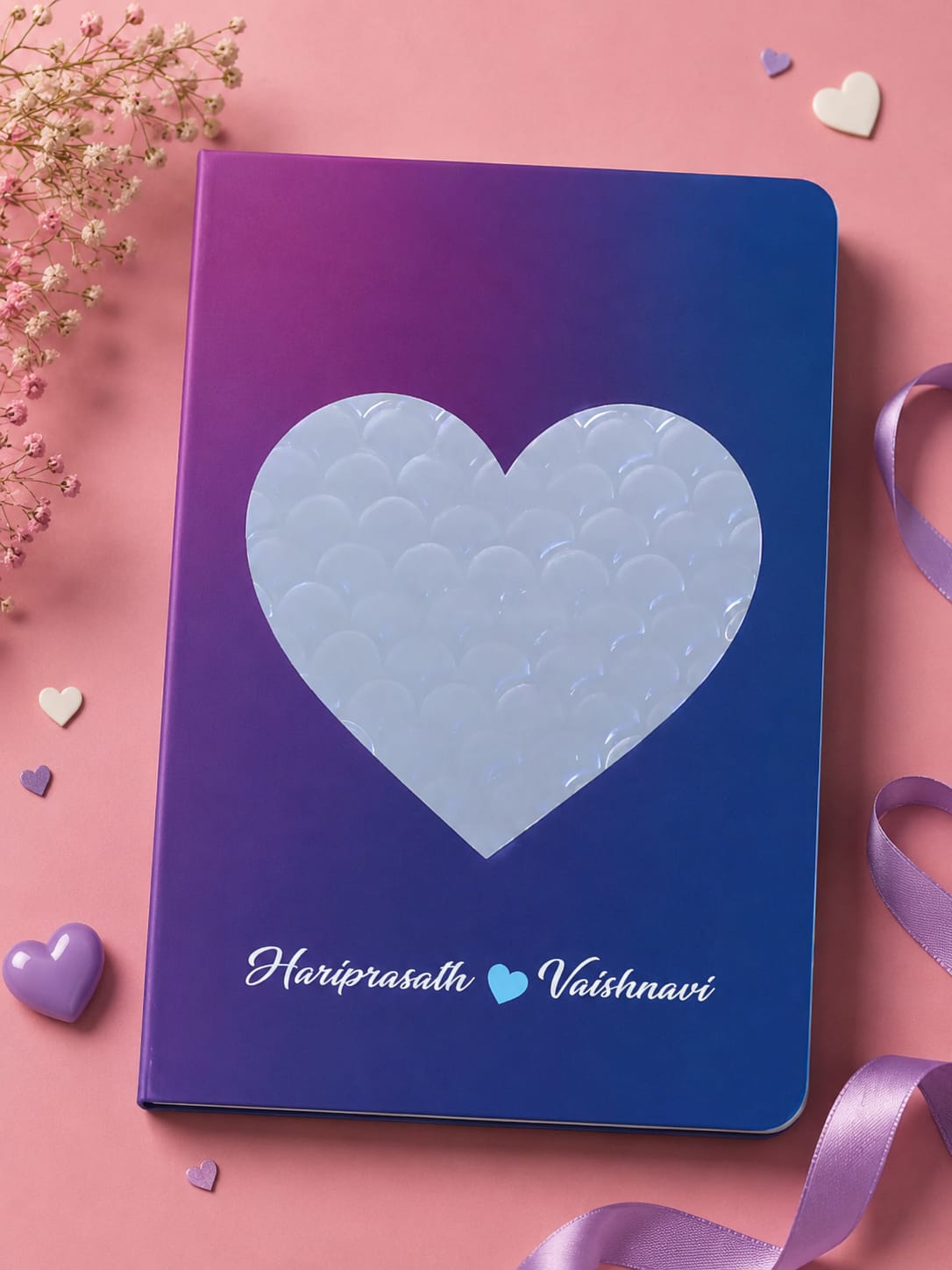 Inked with love - Pink and Blue