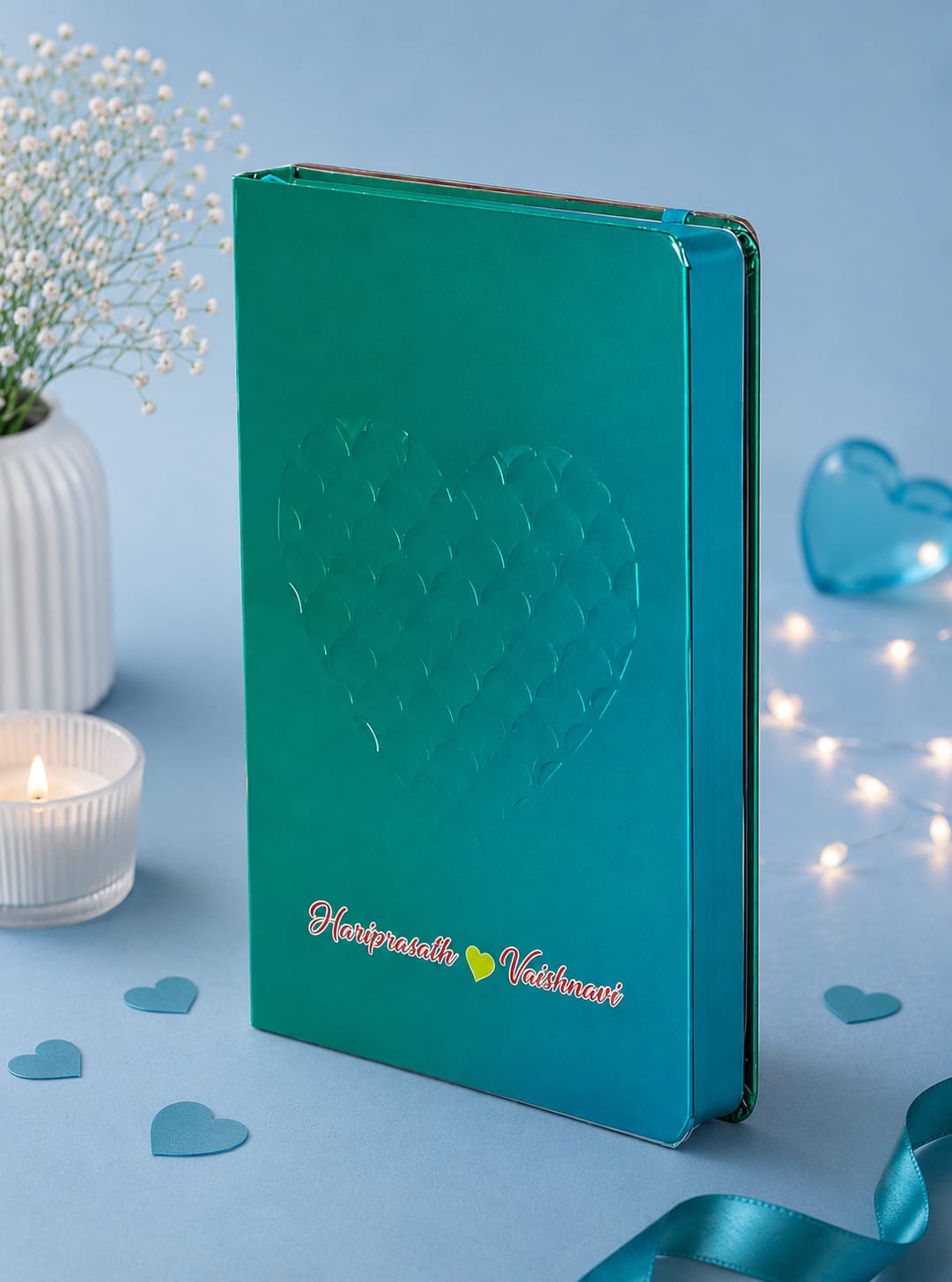 Inked with love - Green and Blue