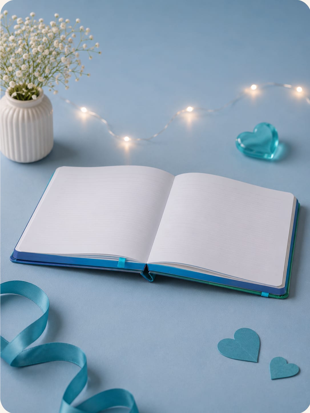 Inked with love - Green and Blue