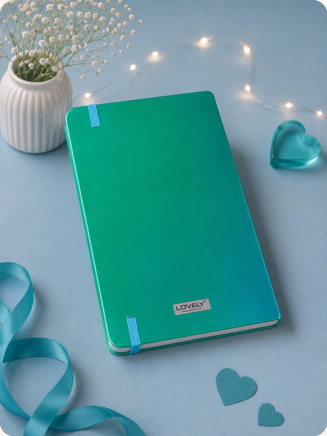 Inked with love - Green and Blue