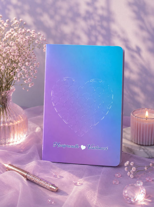 Inked with love - Violet and skyblue