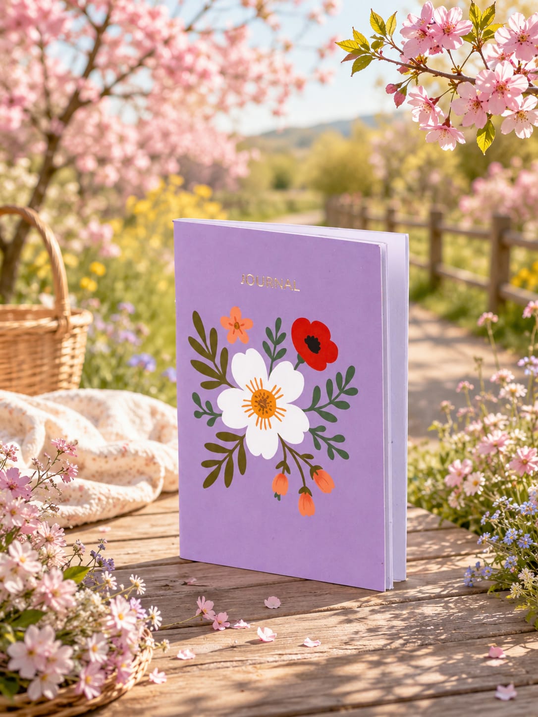 Whispers of Spring Mini Journal