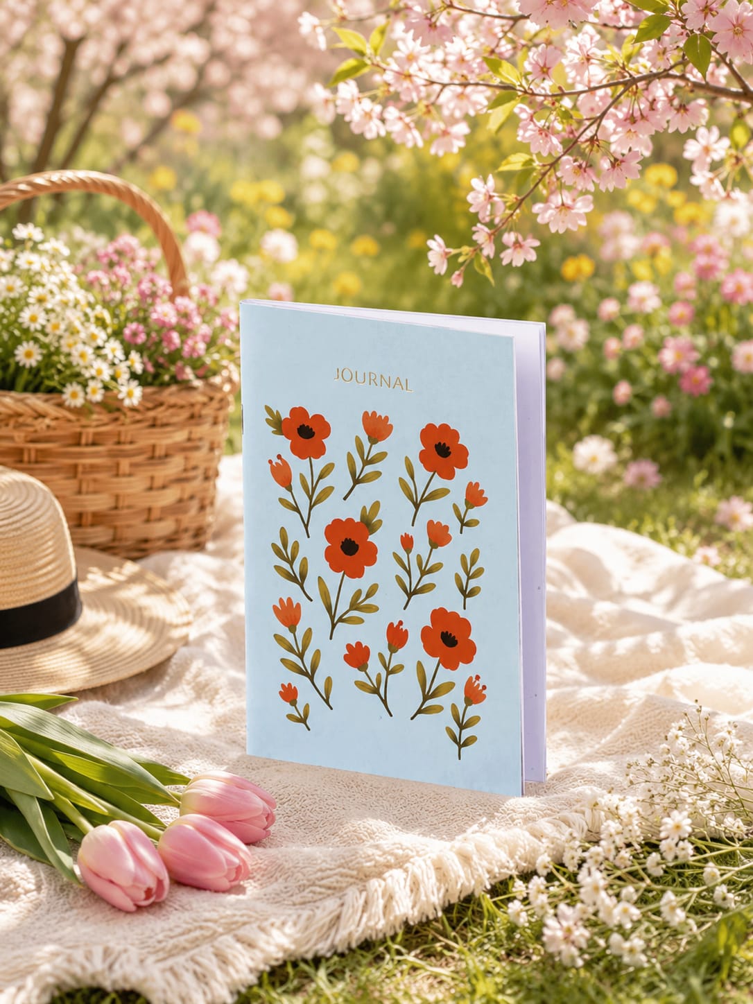 Whispers of Spring Mini Journal