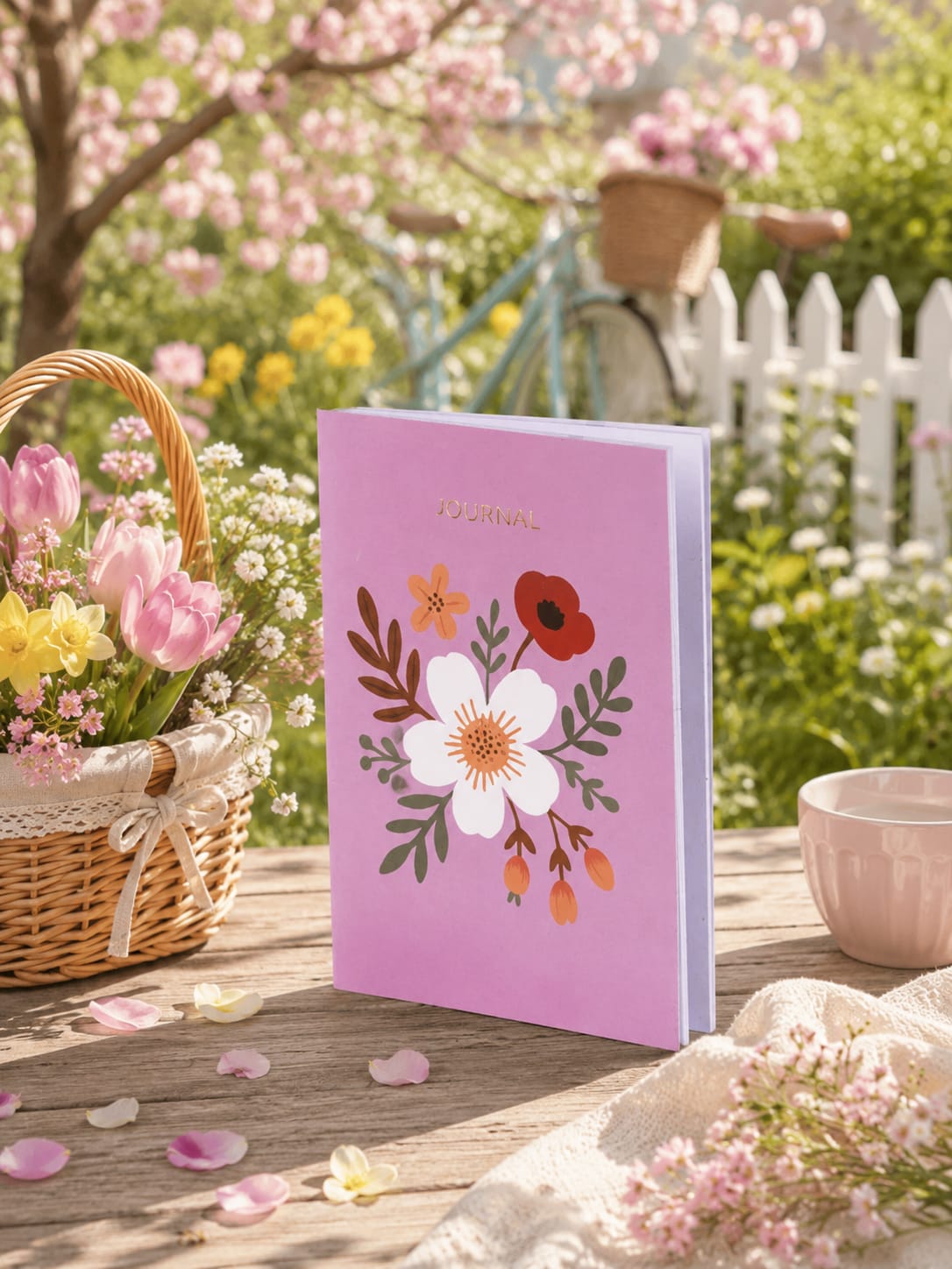 Whispers of Spring Mini Journal