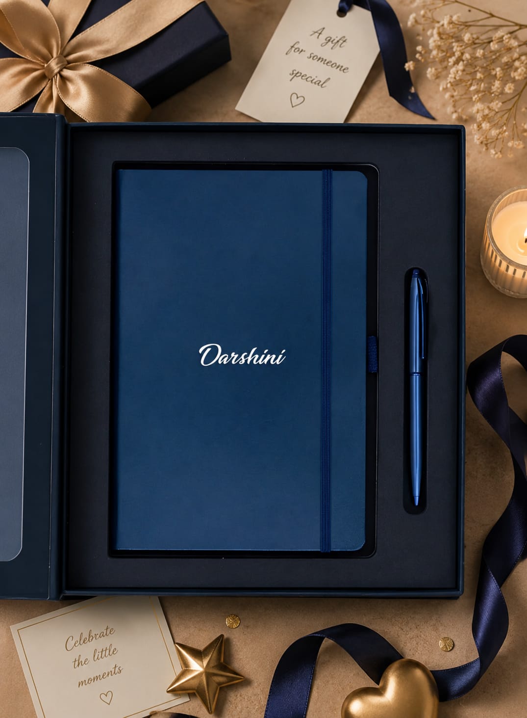 Bonded leather Navy