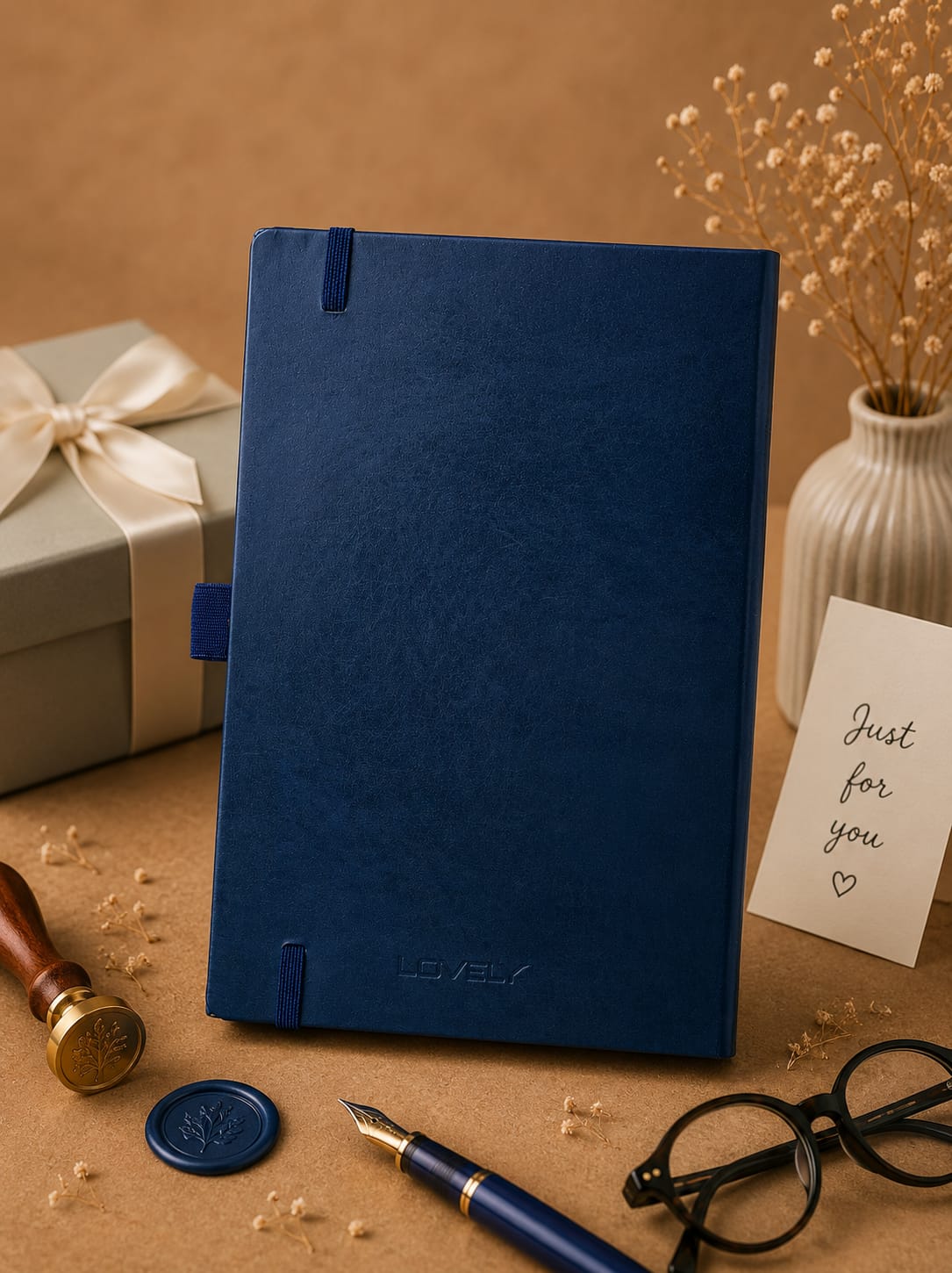 Bonded leather Navy