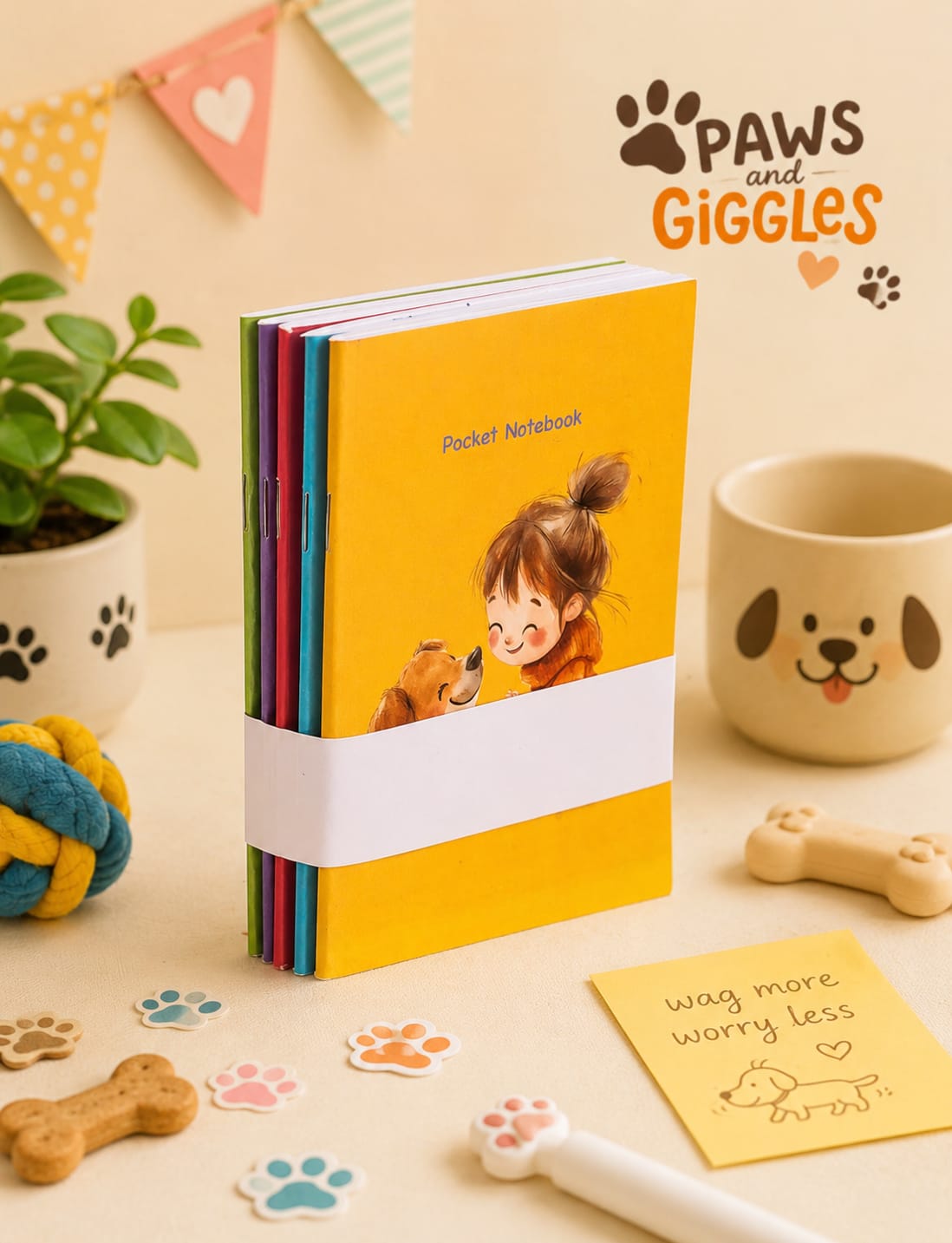 Paws & Giggles Mini Journal